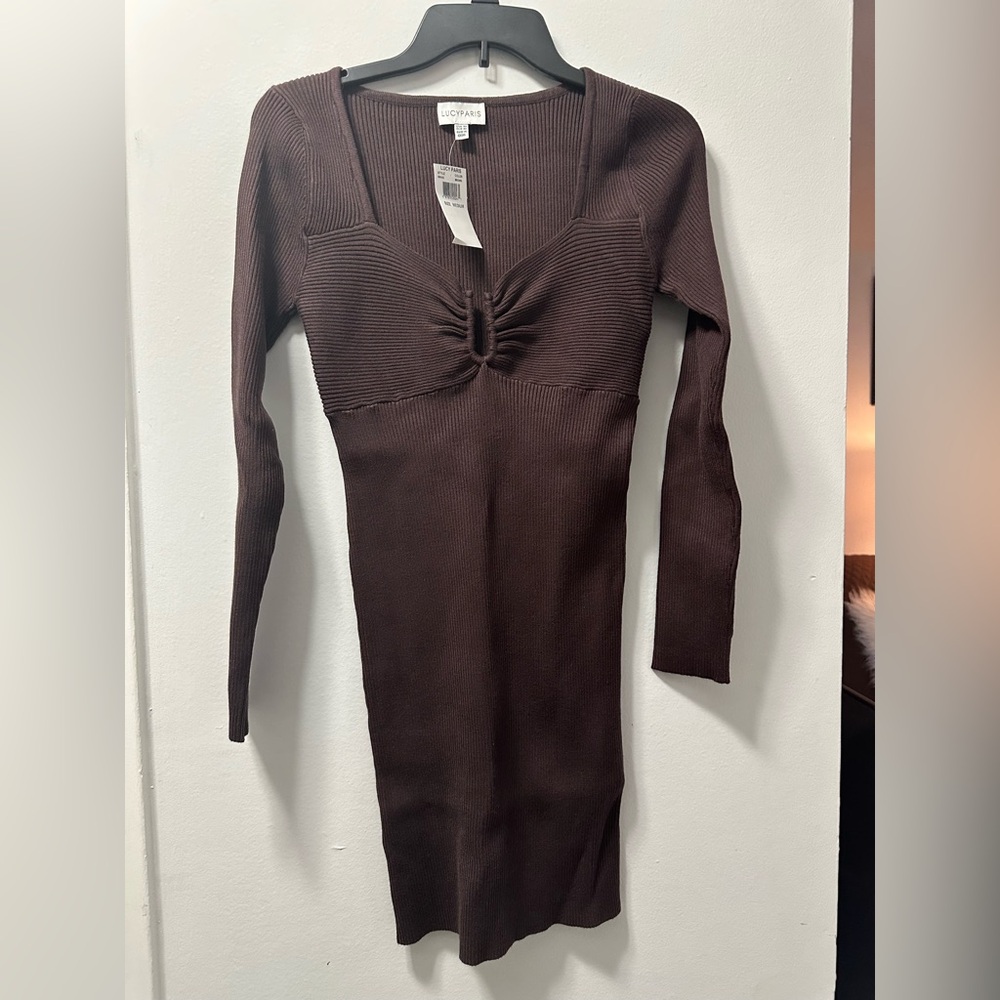 Lucy Paris sweater dress, size medium. New with tags.